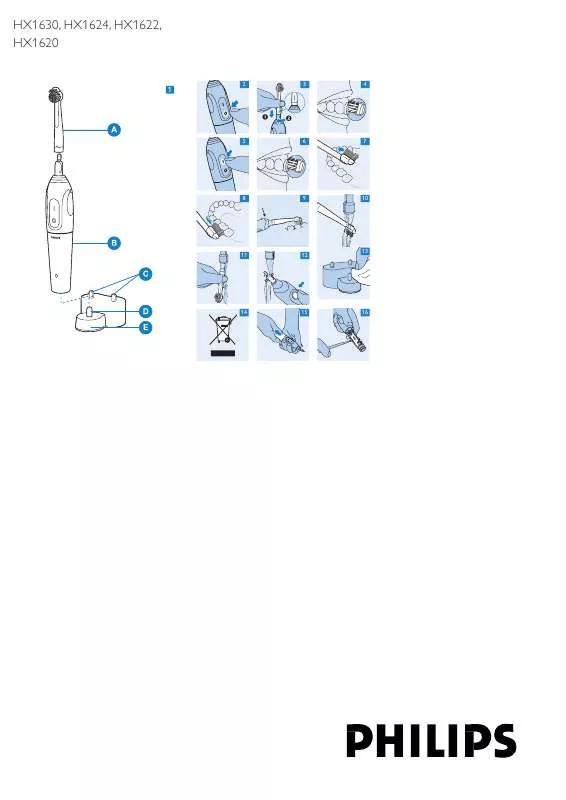 Mode d'emploi PHILIPS HX1624