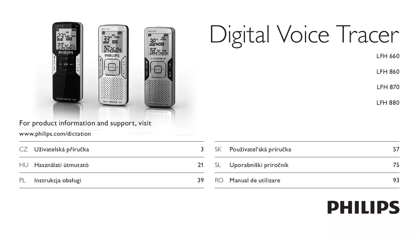 Mode d'emploi PHILIPS LFH0860