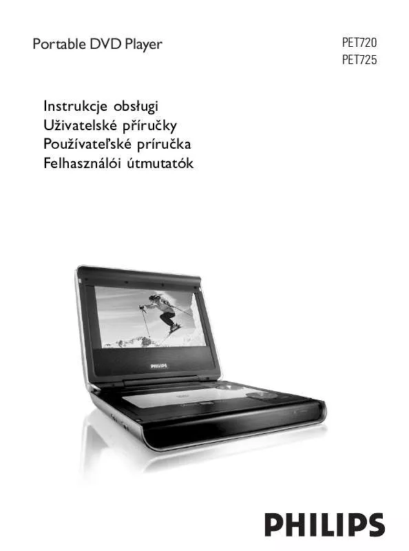 Mode d'emploi PHILIPS PET720