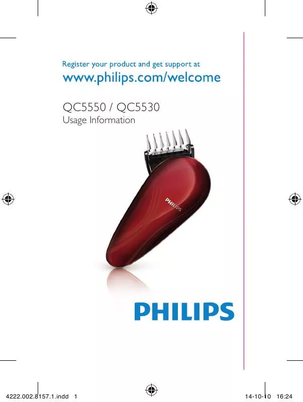 Mode d'emploi PHILIPS QC-5530