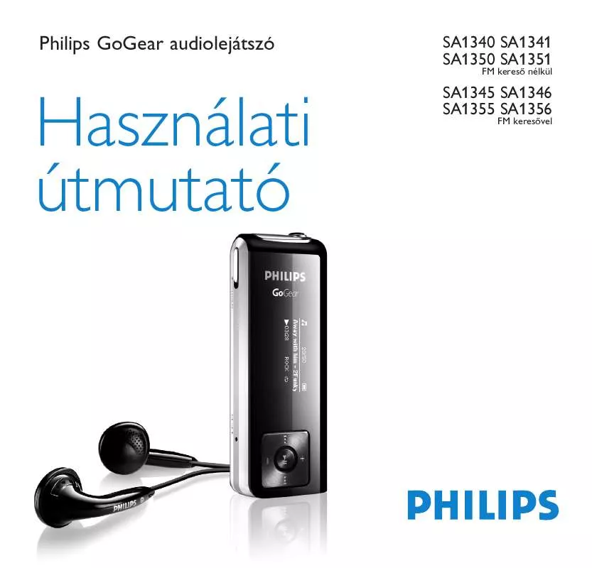 Mode d'emploi PHILIPS SA1340