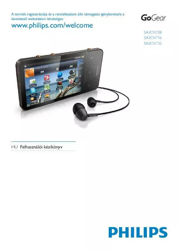 Mode d'emploi PHILIPS SA3CNT16