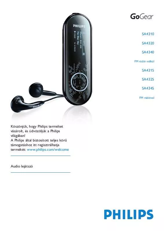 Mode d'emploi PHILIPS SA4320