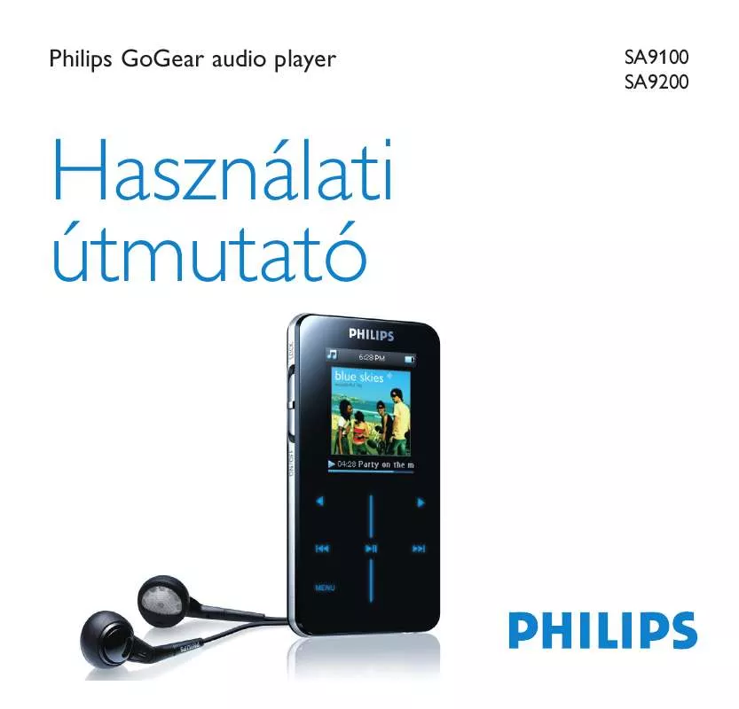 Mode d'emploi PHILIPS SA9100