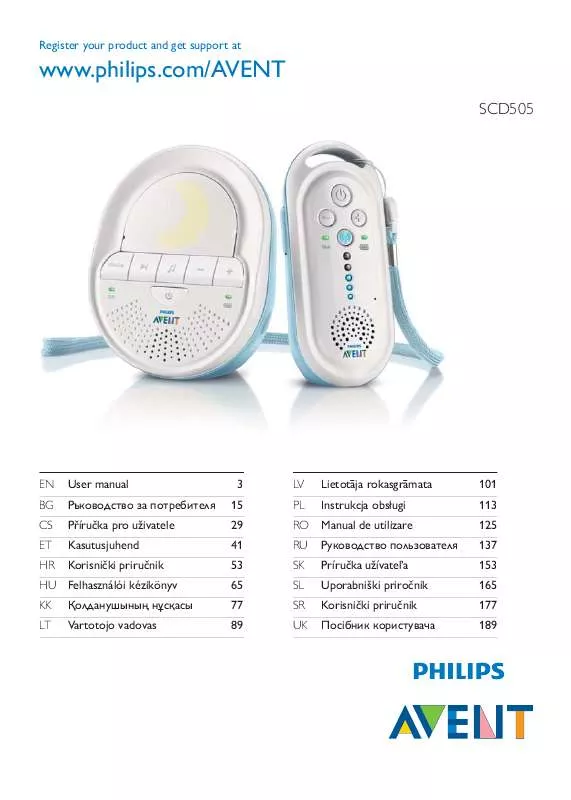 Mode d'emploi PHILIPS SCD 505