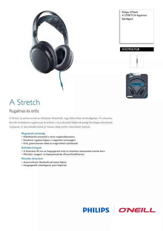 Mode d'emploi PHILIPS SHO9567GB