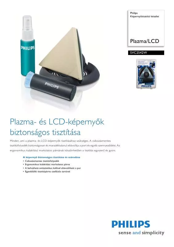 Mode d'emploi PHILIPS SVC2542W