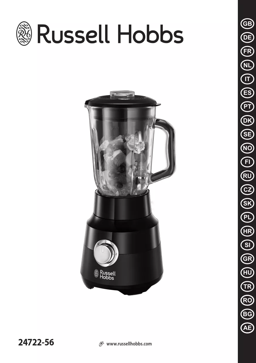 Mode d'emploi RUSSELL HOBBS DESIRE 24722