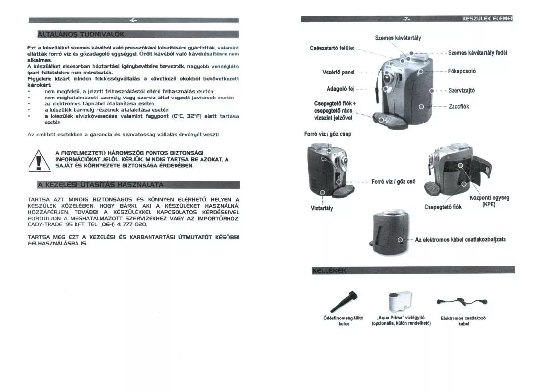 Mode d'emploi SAECO GIRO