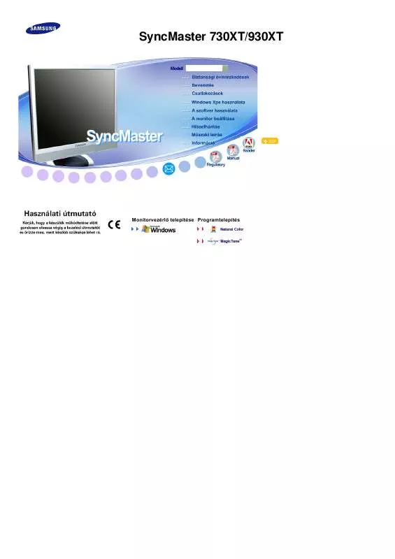 Mode d'emploi SAMSUNG 730XT