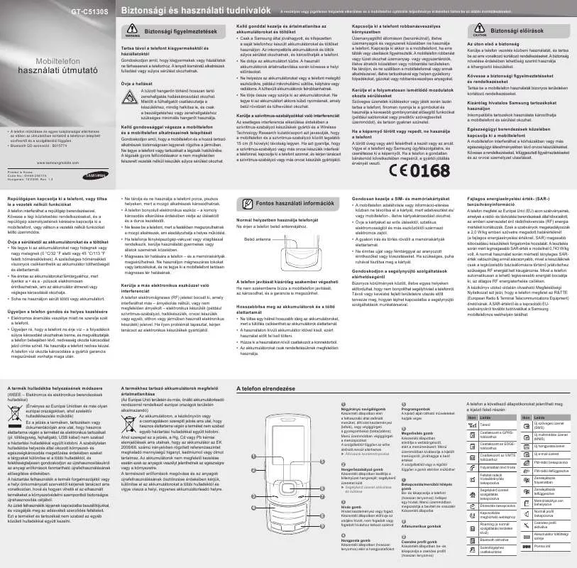 Mode d'emploi SAMSUNG C5130