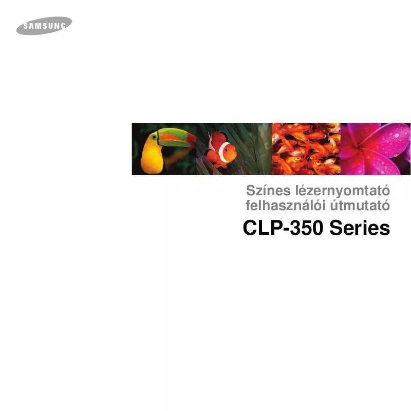 Mode d'emploi SAMSUNG CLP-350N