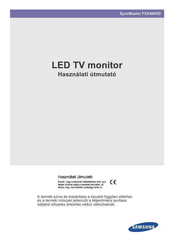 Mode d'emploi SAMSUNG FX2490HD