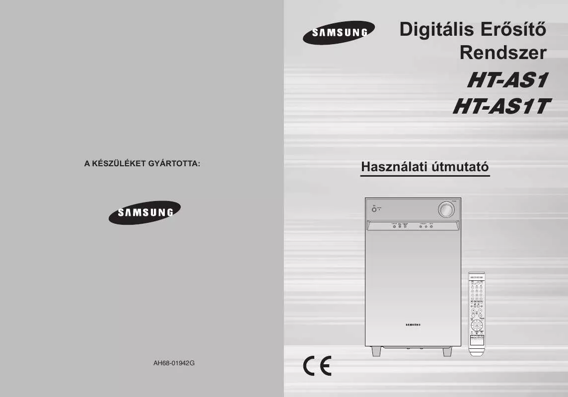 Mode d'emploi SAMSUNG HT-AS1