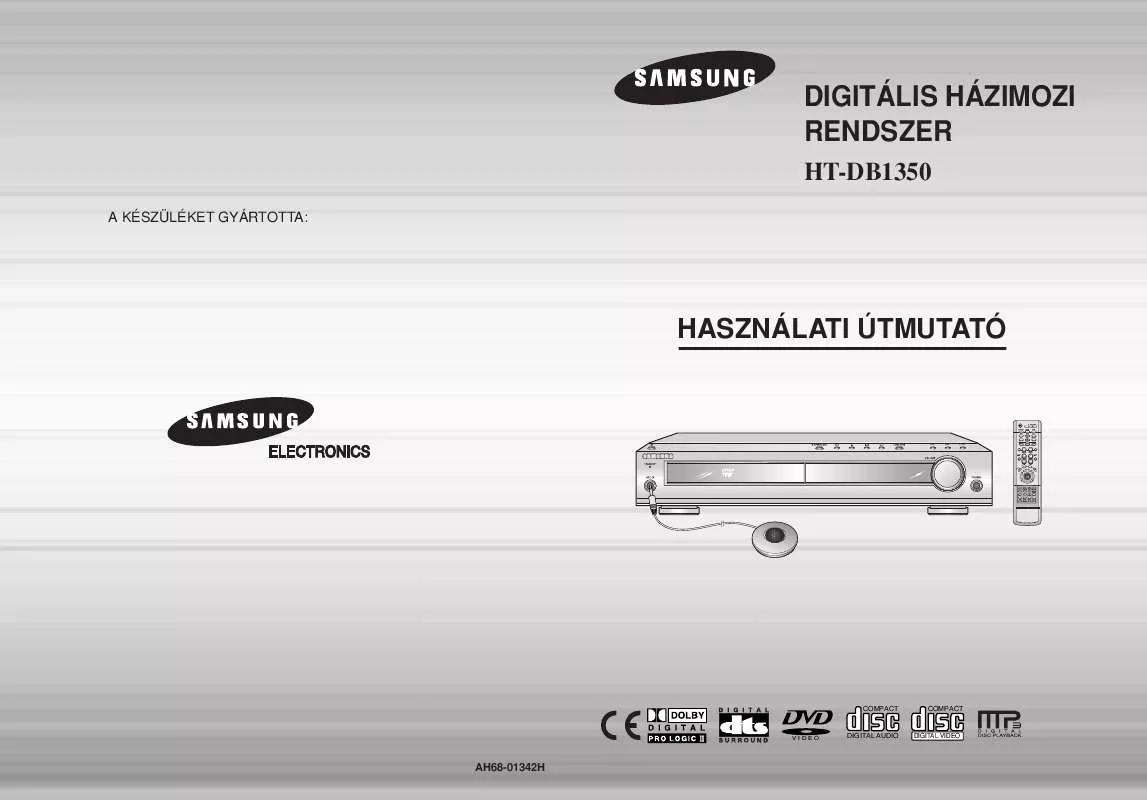 Mode d'emploi SAMSUNG HT-DB1350