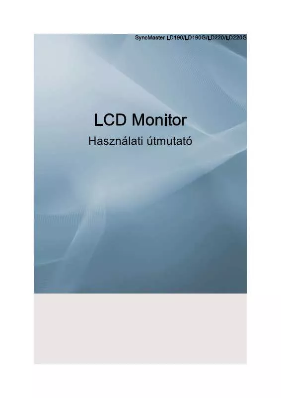 Mode d'emploi SAMSUNG LD220