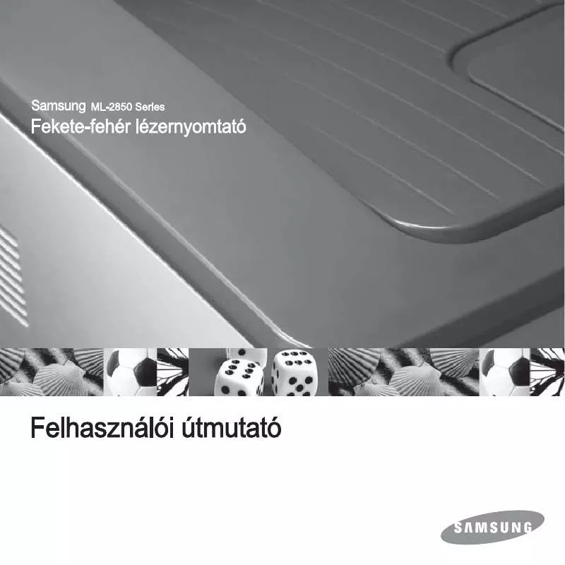 Mode d'emploi SAMSUNG ML-2850D