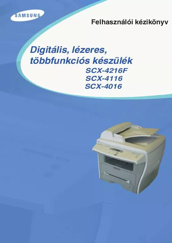 Mode d'emploi SAMSUNG SCX-4016