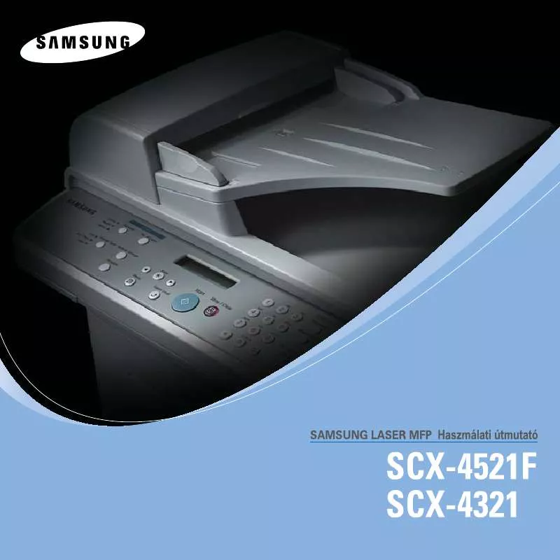 Mode d'emploi SAMSUNG SCX-4521FR