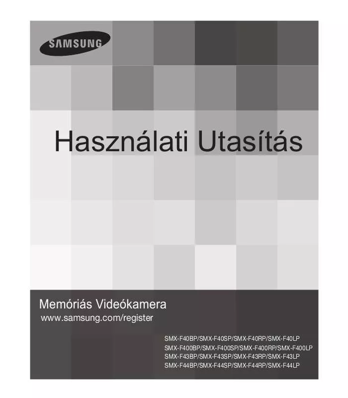 Mode d'emploi SAMSUNG SMX-K400BP