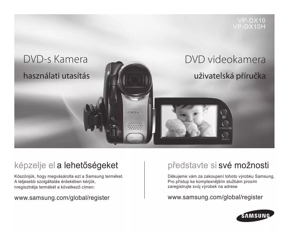 Mode d'emploi SAMSUNG VP-DX10