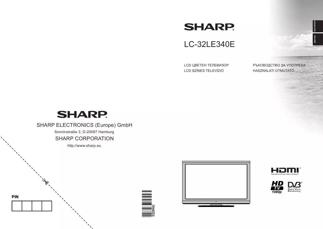 Mode d'emploi SHARP LC-32LE340E