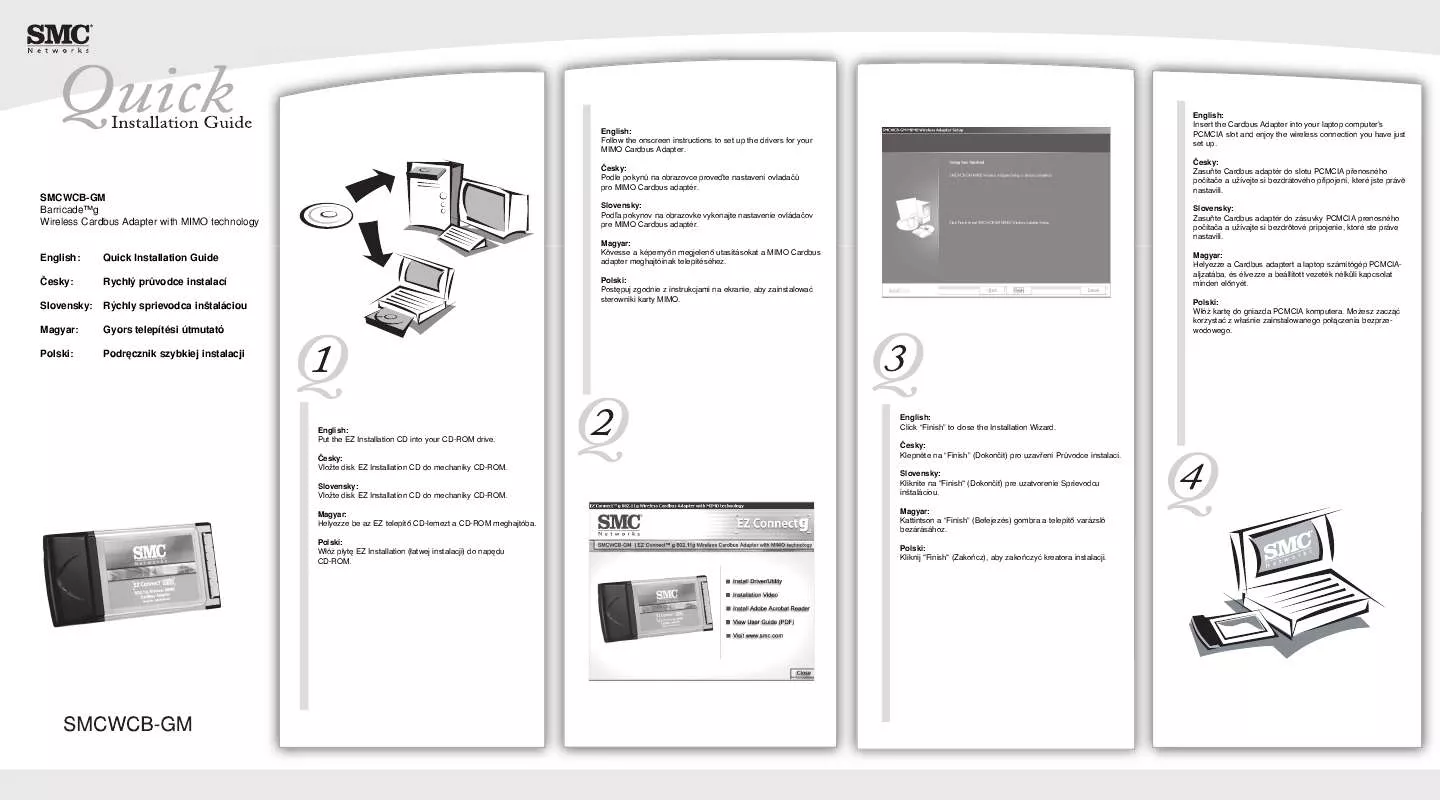 Mode d'emploi SMC WCB-GM