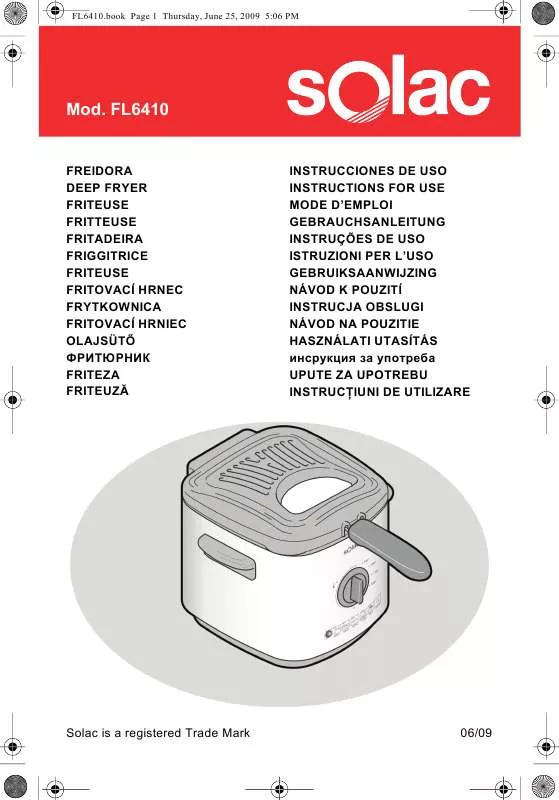 Mode d'emploi SOLAC FL6410