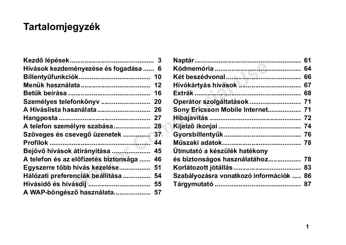 Mode d'emploi SONY ERICSSON T600