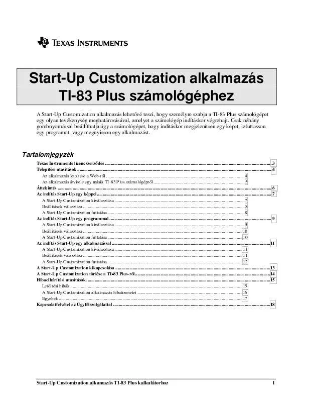 Mode d'emploi TEXAS INSTRUMENTS TI-83 PLUS