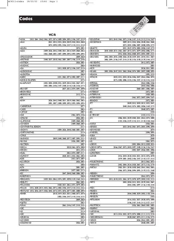 Mode d'emploi THOMSON 20LB020S4