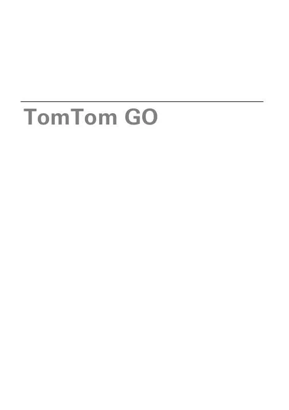 Mode d'emploi TOMTOM GO 520