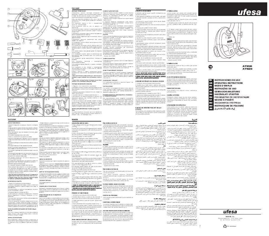 Mode d'emploi UFESA AT9220