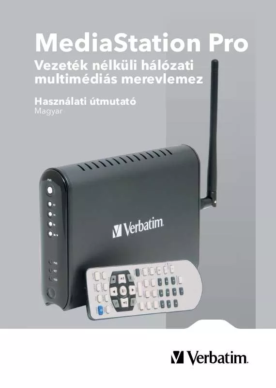 Mode d'emploi VERBATIM MEDIASTATION PRO WIRELESS NETWORK MULTIMEDIA HARD DRIVE