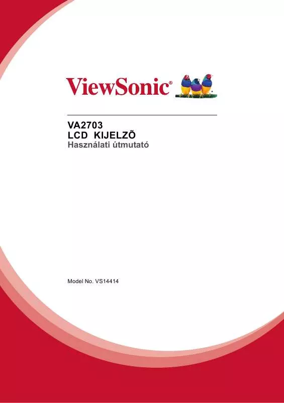 Mode d'emploi VIEWSONIC VA2703