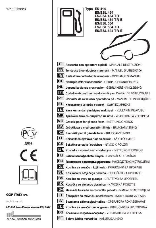 Mode d'emploi WINNY ESL 464 TR