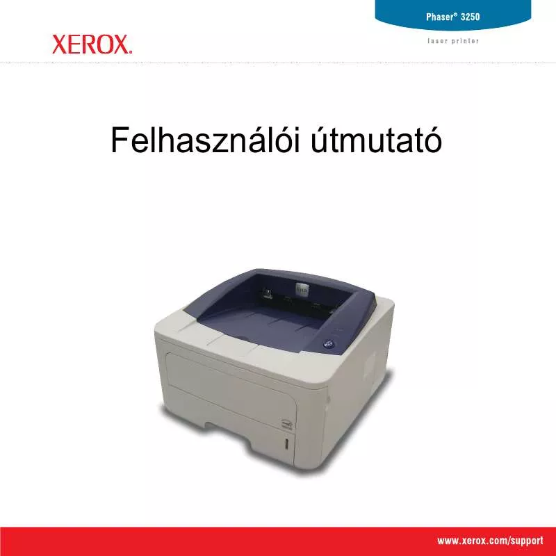 Mode d'emploi XEROX PHASER 3250