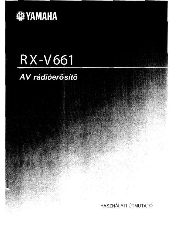 Mode d'emploi YAMAHA RX-V661