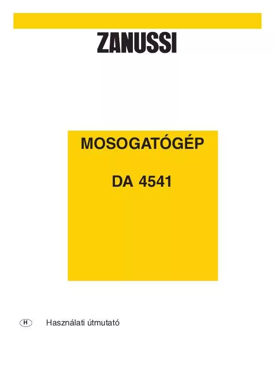 Mode d'emploi ZANUSSI DA4541