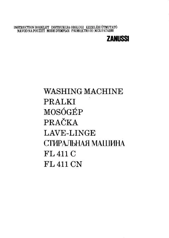 Mode d'emploi ZANUSSI FL411CN