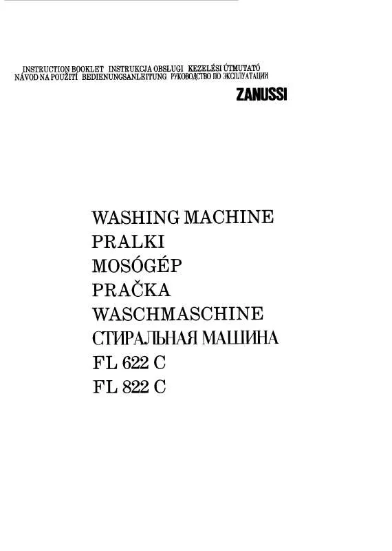 Mode d'emploi ZANUSSI FL822C