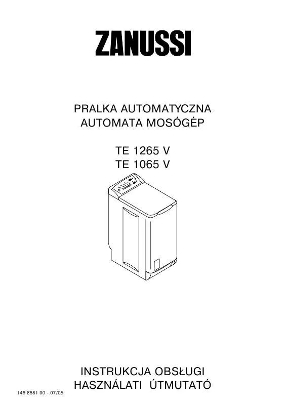 Mode d'emploi ZANUSSI TE1265V