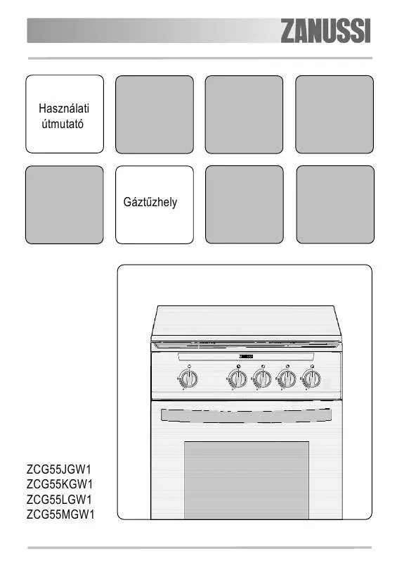 Mode d'emploi ZANUSSI ZCG55KGW1