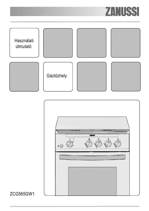 Mode d'emploi ZANUSSI ZCG565GW1