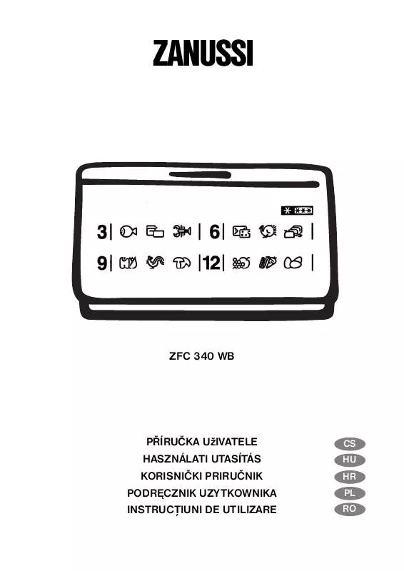 Mode d'emploi ZANUSSI ZFC326WB