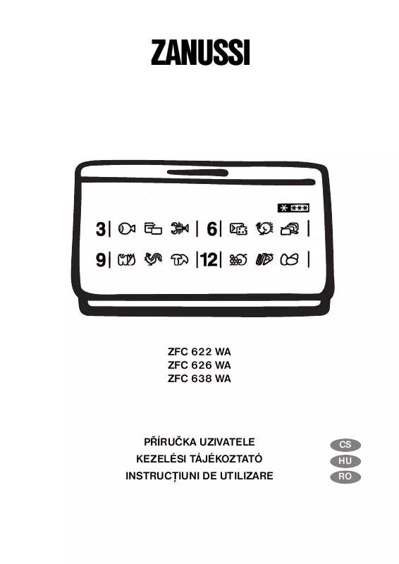 Mode d'emploi ZANUSSI ZFC622WA